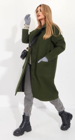 Стильное кашемировое пальто