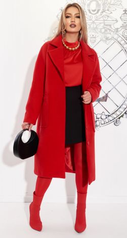 Стильное кашемировое пальто