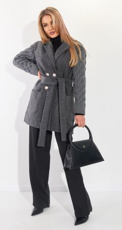 Комбинированное пальто