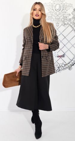 Стильний піджак у клітку