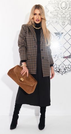 Стильний піджак у клітку