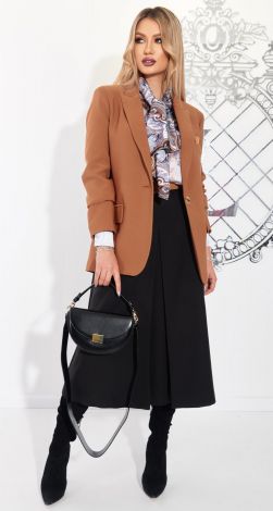 Розкльошена спідниця зі складками