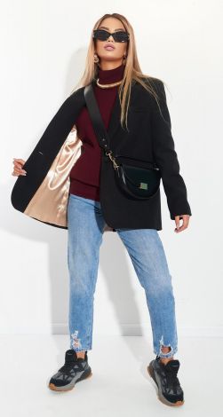 Кашемировое пальто пиджак ОВЕРСАЙЗ