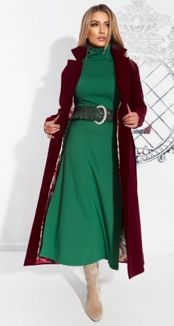 Теплое платье джерси