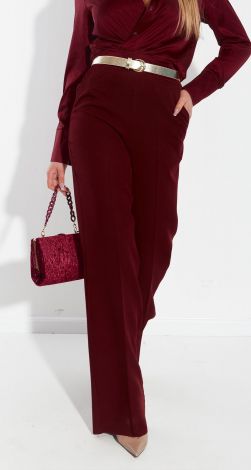 Вечірні штани з високою талією