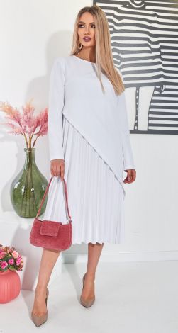 Красивое платье плиссе