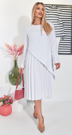 Красивое платье плиссе