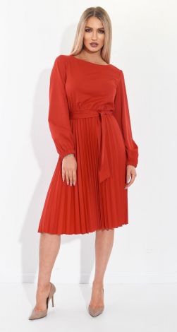 Красивое платье плиссе