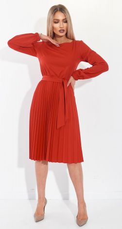 Красивое платье плиссе