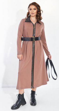 Стильное трикотажное платье