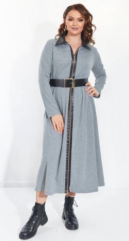 Стильное трикотажное платье