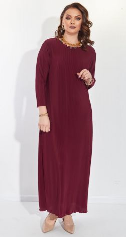 Длинное нарядное платье плиссе