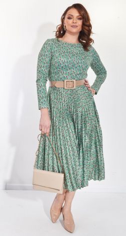 Красивое платье плиссе