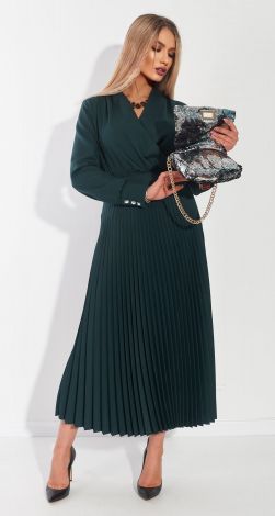 Нарядный костюм с юбкой гофре