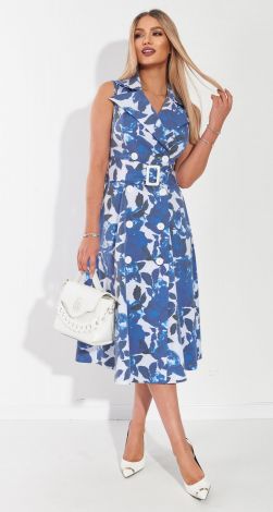 Платье с поясом