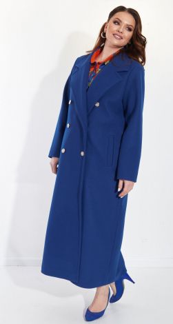 Long double-breasted coat