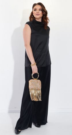 Шовковий костюм із брюками