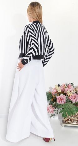 Бомбер у смужку