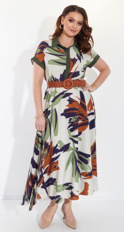 Лёгкое расклешенное платье