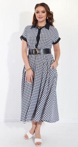 Лёгкое расклешенное платье