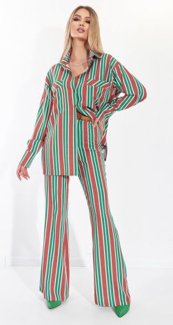 Легкий костюм у смужку