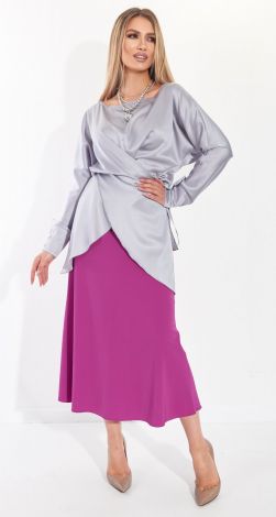 Silk blouse transformer