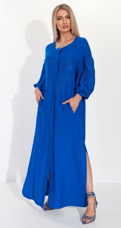 Лляна сукня з вишивкою