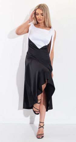 Black and white dress