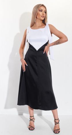 Black and white dress