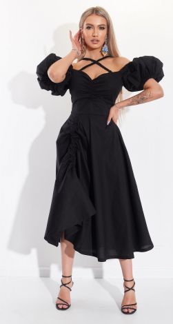 Красивое черное платье
