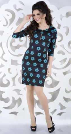 Платье с принтом