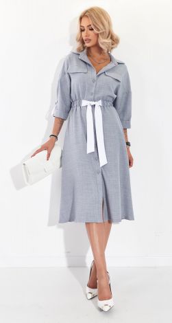 A stylish dress with an interesting cut