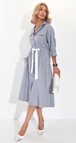 A stylish dress with an interesting cut