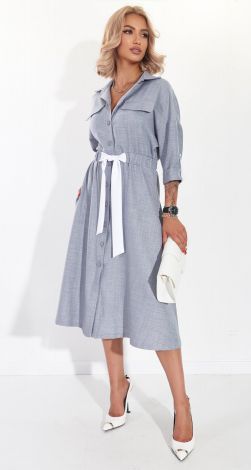 A stylish dress with an interesting cut