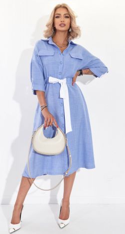 A stylish dress with an interesting cut