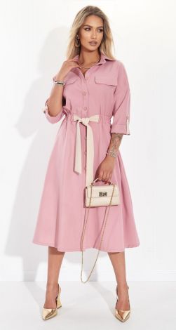 A stylish dress with an interesting cut