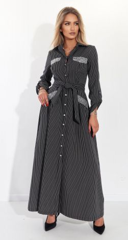 Смугаста сукня