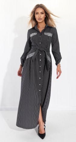 Смугаста сукня