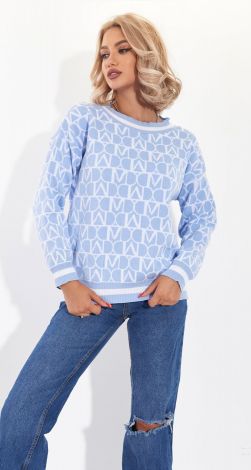 Свитерок с модным рисунком