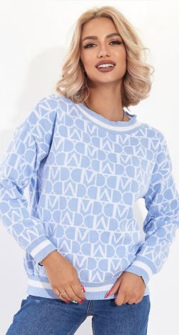 Свитерок с модным рисунком