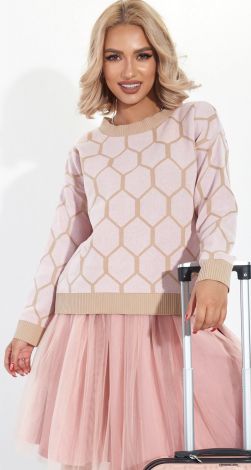 Свитерок с модным рисунком