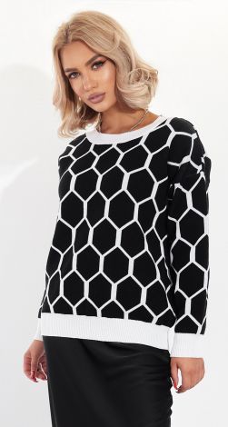 Свитерок с модным рисунком