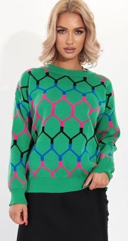 Свитерок с модным рисунком