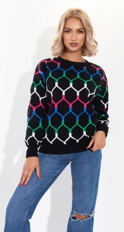 Свитерок с модным рисунком