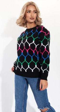 Свитерок с модным рисунком