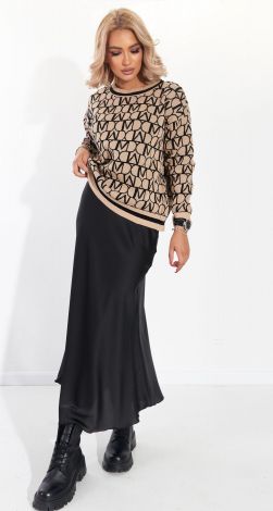 Свитерок с модным рисунком