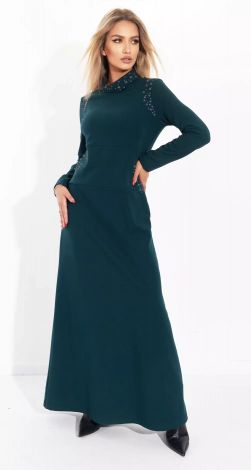 Стильное длинное платье