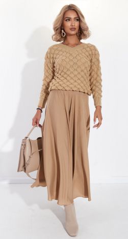 Ажурный свитер