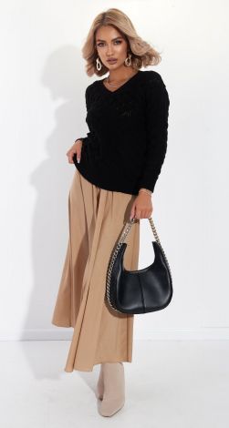 Ажурный свитер