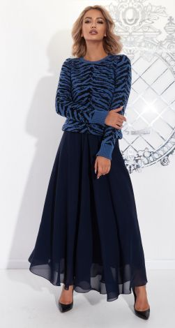 Модный свитер с тигровым узором